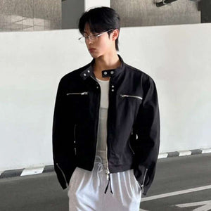 Y2K Casual Loose Jackets Zipper