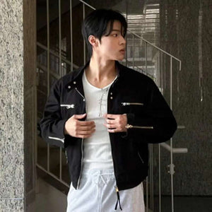 Y2K Casual Loose Jackets Zipper