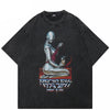 Y2K Cyber Graphic T Shirt