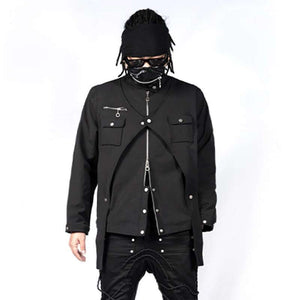 Y2K Dark Techwear Jacket
