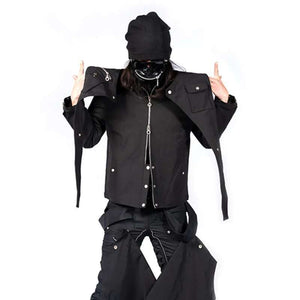 Y2K Dark Techwear Jacket