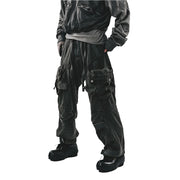 Pantalones vaqueros cyberpunk Y2K