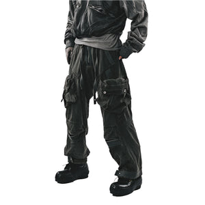 Y2K Denim Cyberpunk Pants