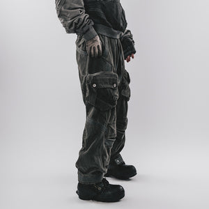 Y2K Denim Cyberpunk Pants