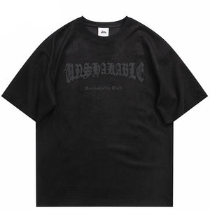 Y2K Devil Wings Skeleton Graphic T-Shirt