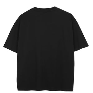 Y2K Dog Graphic T Shirt Black