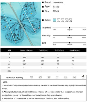 Y2K Embroidered Butterfly Hoodie