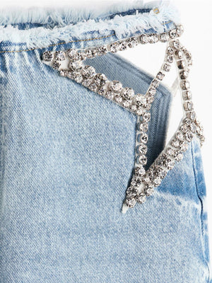 Y2K Embroidered Jeans Women