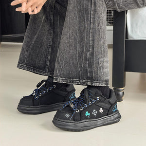 Y2K Embroidery Sneakers Shoes