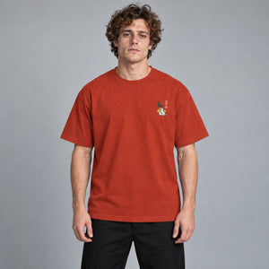 Y2K Embroidery T Shirt – worn by a man