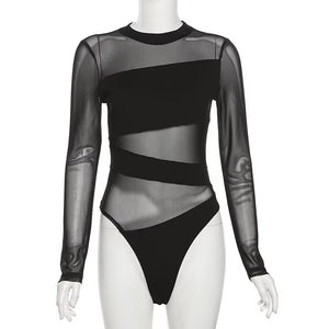 Y2K Fashion Cut Out Bodysuit