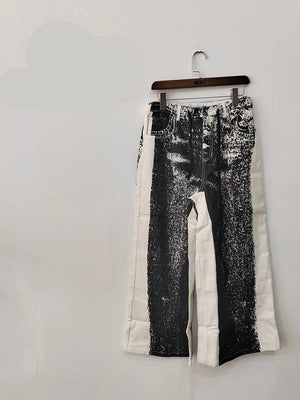 Y2K Fashion Women Jeans Printed