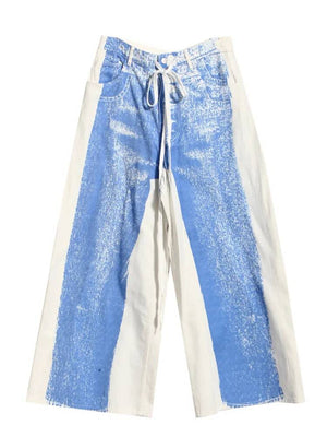 Y2K Fashion Women Jeans Printed
