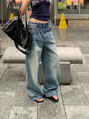 Y2K Floor-grazing Jeans Women