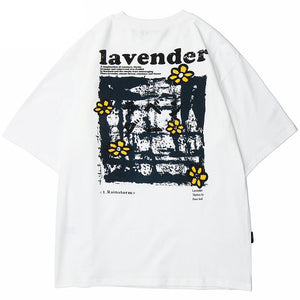 Y2K Floral T-Shirt Oversize