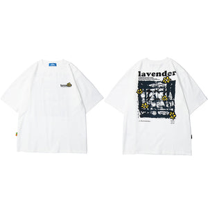 Y2K Floral T-Shirt Oversize