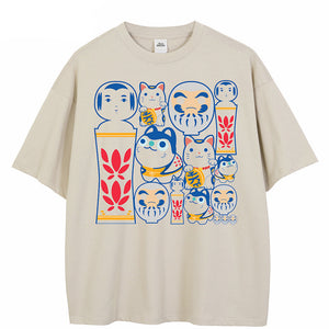 Y2K Funny Cat Graphic T Shirt