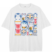 Camiseta con gráfico de gato divertido estilo Y2K