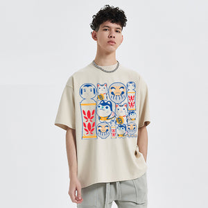 Y2K Funny Cat Graphic T Shirt