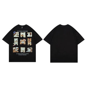 Y2K Funny Dog Bread Graphic Tees