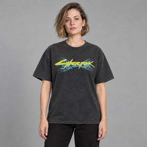 Y2K Gothic T Shirt Black – worn by a woman