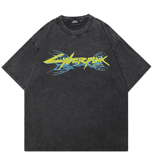 Y2K Gothic T Shirt Black