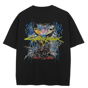 Y2K Gothic T Shirt Black