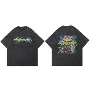 Y2K Gothic T Shirt Black