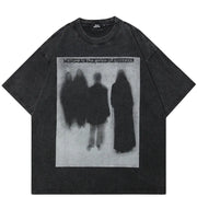 Camiseta Gráfica Y2K Negra