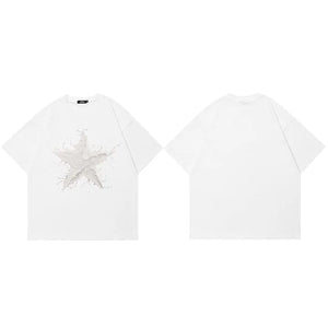 Y2K Graphic Tee Casual White