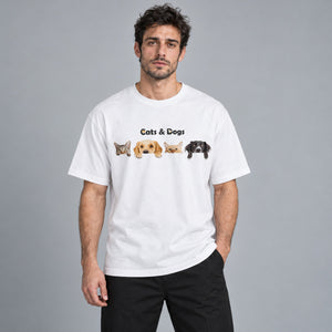Y2K Graphic Tee Funny – worn by a man