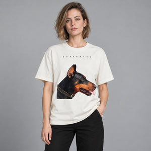 Y2K Graphic Tees Casual White – worn by a woman