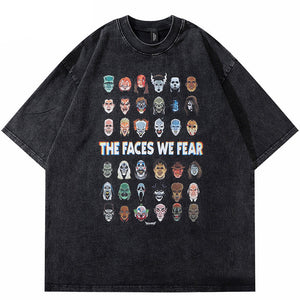 Y2K Graphic Tees Men Black