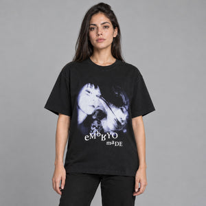 Y2K Graphic Tees Men – worn by a woman
