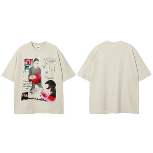 Y2K Graphic Tees Printed Casual