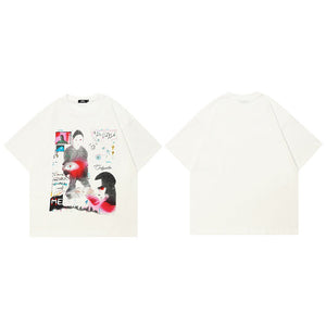 Y2K Graphic Tees Printed Casual