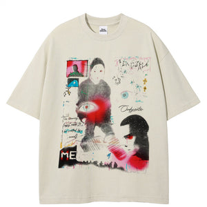 Y2K Graphic Tees Printed Casual