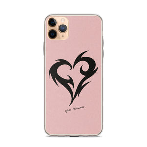 Y2K Heart Phone Case Pink