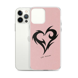 Y2K Heart Phone Case Pink
