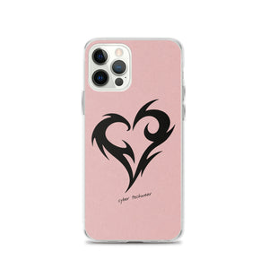Y2K Heart Phone Case Pink