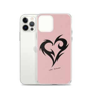 Y2K Heart Phone Case Pink