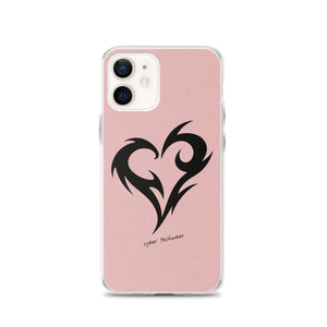 Y2K Heart Phone Case Pink