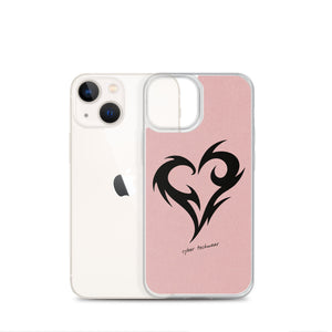 Y2K Heart Phone Case Pink
