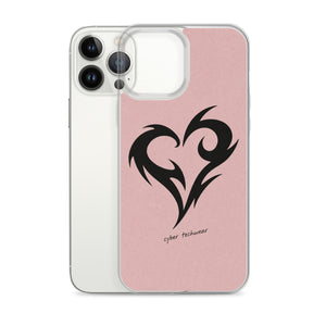 Y2K Heart Phone Case Pink