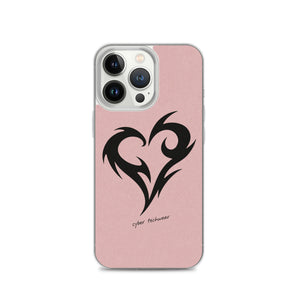 Y2K Heart Phone Case Pink