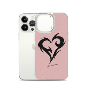 Y2K Heart Phone Case Pink