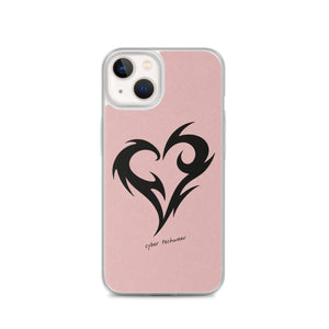 Y2K Heart Phone Case Pink