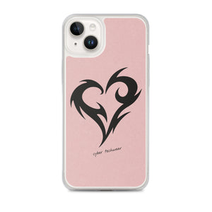Y2K Heart Phone Case Pink