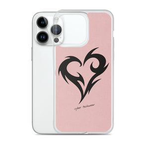 Y2K Heart Phone Case Pink