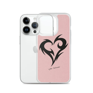 Y2K Heart Phone Case Pink